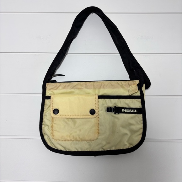 Diesel Vintage Reversible Retro small bag Black and Yellow Diesel Logo - Picture 4 of 13